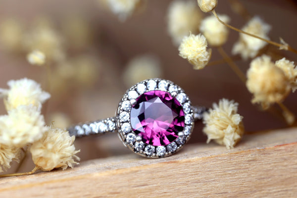 Violet Spinel and Diamond Ring – IVY New York